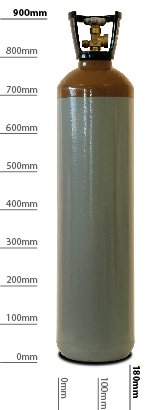 Adams Gas 20L Refillable Helium Gas Cylinder: Including Filling ( COLLECTION ONLY )
