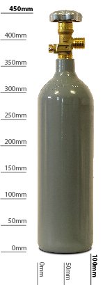 Adams Gas CO2 For Air Brush Tattoos, 1.5kg First Bottle includin