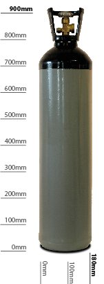 Adams Gas Oxygen Free Nitrogen 20L 200bar -  for Air conditionin