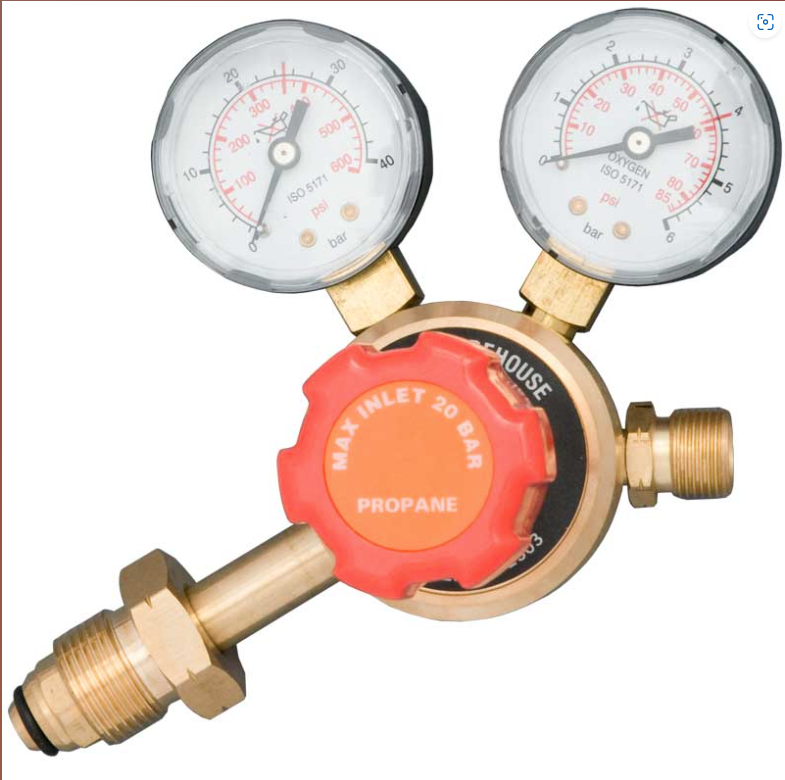 Adams Gas PROPANE AND PROPYLENE REGULATOR  WITH GUAGES