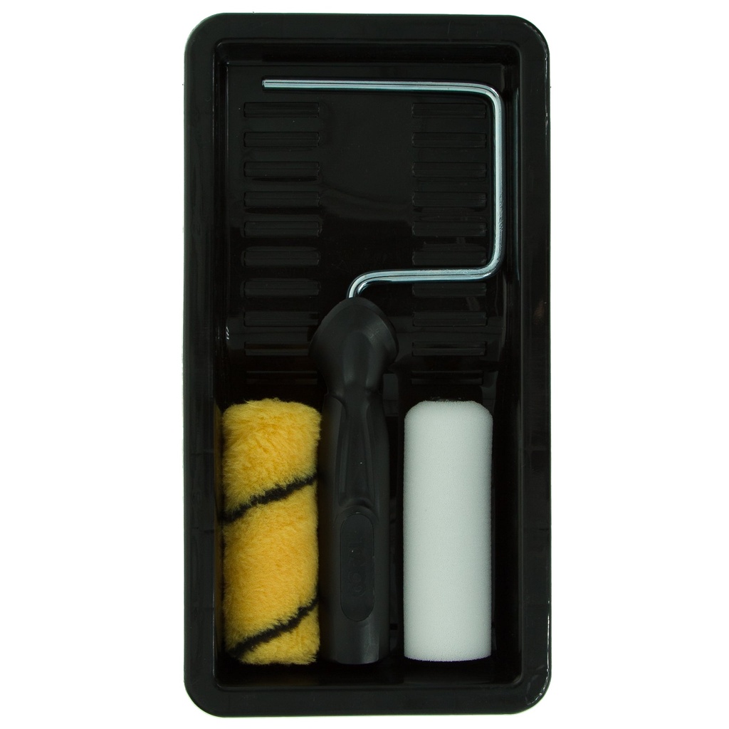 Coral Max Coat Paint Mini Roller Kit for Emulsion and Gloss 4 in