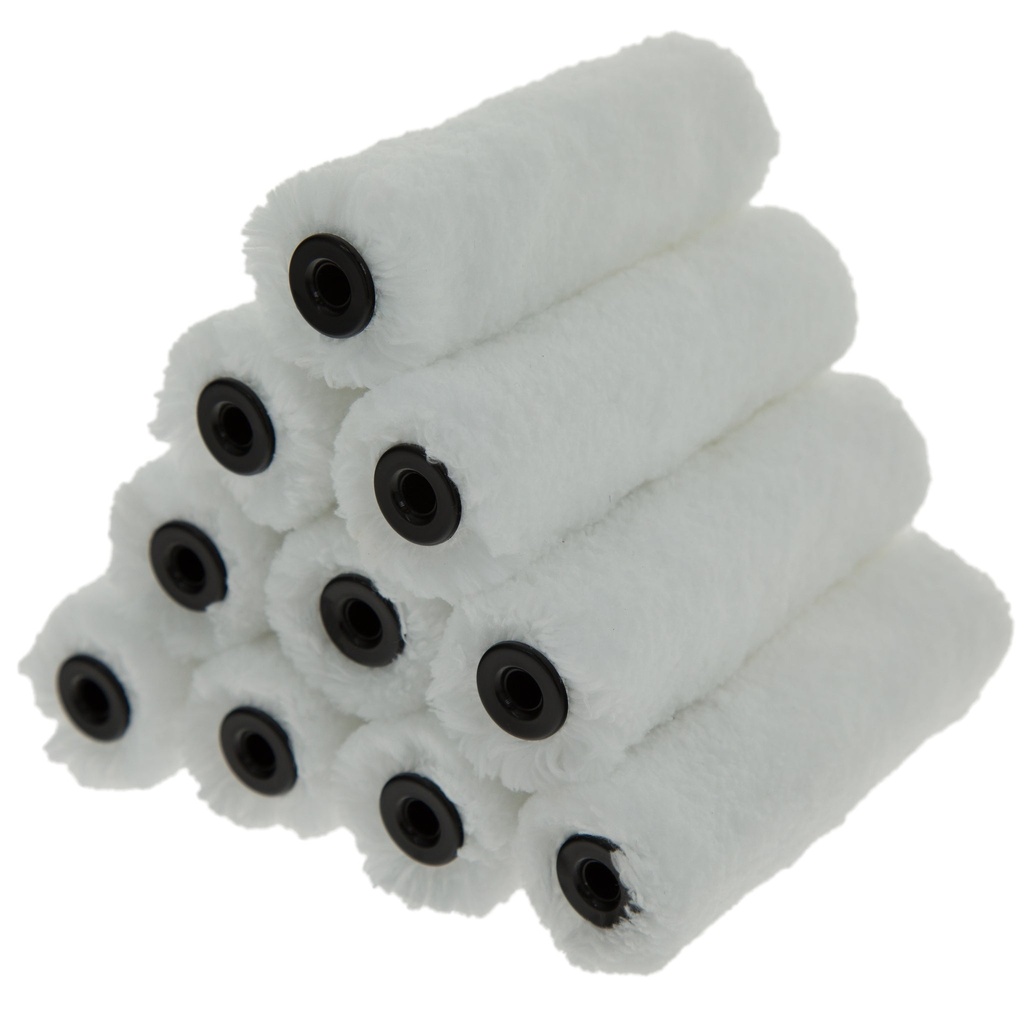 Coral Aspire 4 inch Mini Roller Covers 10 Piece Pack Set 10mm Me