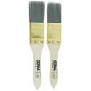 Coral Precision Touch-Up and Detail Paint Brushes with Platinum 