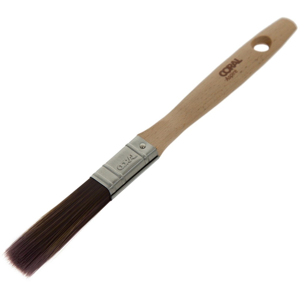Coral Aspire 0.5" Flat Paint Brush with Straight Cut