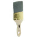 Coral Precision Angled Oval Stubby Paint Brush with Platinum Eas