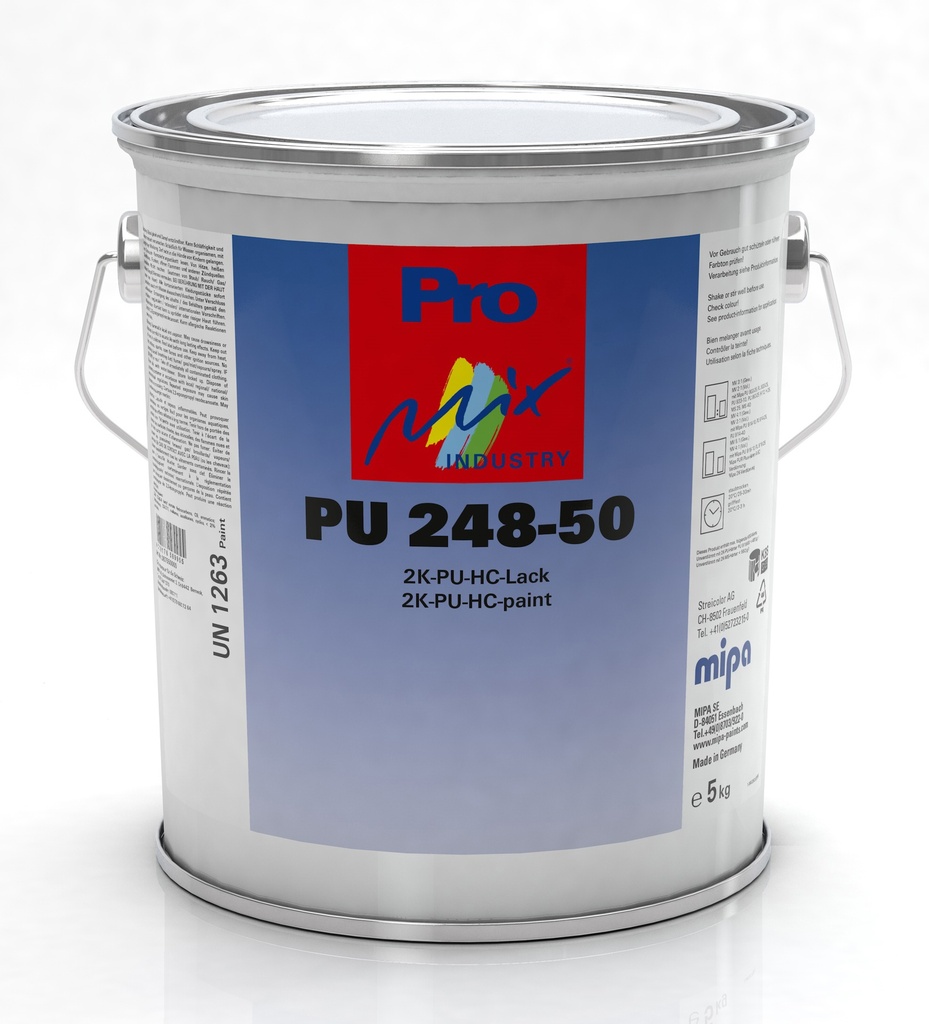 Mipa PU 248-50 2K PU HC Topcoat Gloss - Satin (3.35KG)