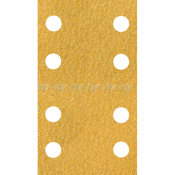 MP Goldfilm 70 x 198mm 8 Hole Velcro P400 (50ITEM)