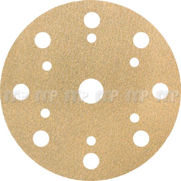 MP GoldPlus Discs 150mm 15 hole velcro P40