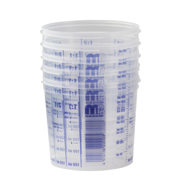 MP Disposable Clear Mixing Cups 385 ml