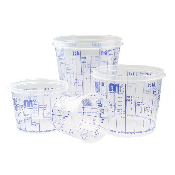MP Disposable Clear Mixing Cups 1400 ml
