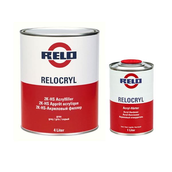 24 x Relo 4+1 Acrylfiller & 24 x Relo Fast Hardener