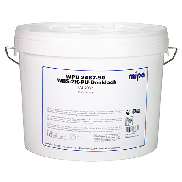 Mipa WPU 2K PU Top Coat WBS 5KG