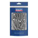 Sealey Stainless Steel Set Screw M8 x 1.25 Pitch, DIN 933 - Pack