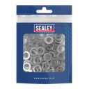 Sealey Flat Washer Stainless Steel M8, DIN 125 - Pack of 100
