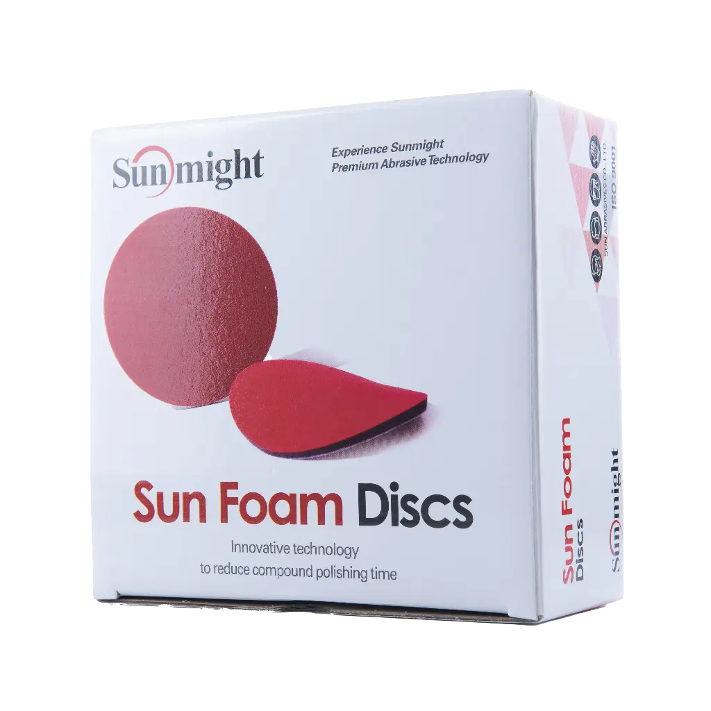 SunFoam - 150mm Red Foam Discs P1000