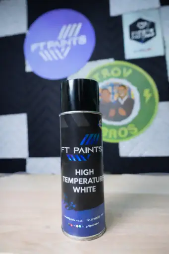 [FTPHTW400] FT PAINTS LTD - WHITE HIGH TEMPERATURE AEROSOL (400ML)