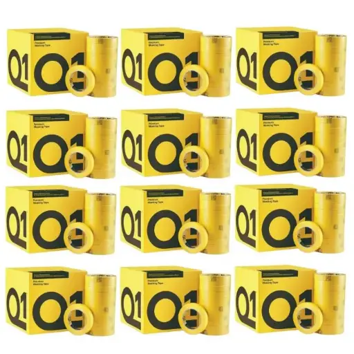 12 x BOXES Q1 PREMIUM MASKING TAPE
