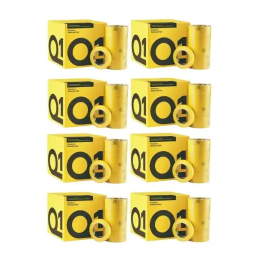 8 x BOXES Q1 PREMIUM MASKING TAPE