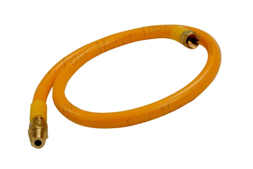 [FMT157001] Fast Mover Air whip hose. 750mm length. Fitted with 1/4bsp femal