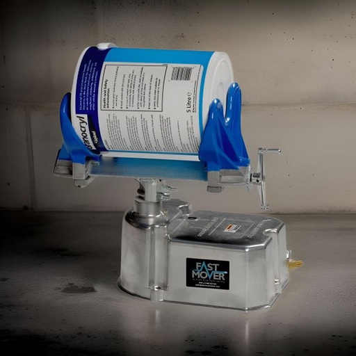 [FMT3032] Fast Mover Air operated paint shaking unit. Adjustable jaws. Max