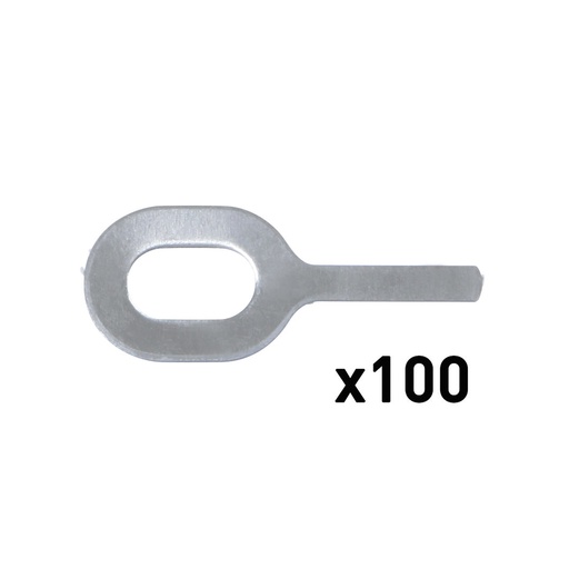 [059511] GYS 100 STRAIGHT PULLING RINGS AlMg3 THICKNESS 1.5 MM FOR SPOT A