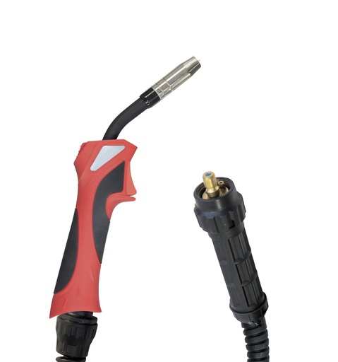[072152] GYS TOPARC MIG TORCH 250A - AIR - 3m - STEEL (Ø1.0mm-M6) - RED