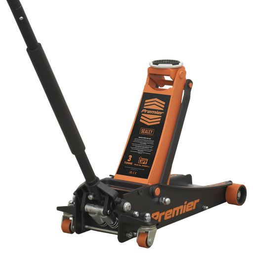 [3040AO] Sealey Premier Low Profile Trolley Jack with Rocket Lift 3 Tonne