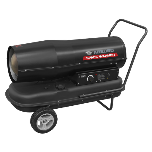 [AB2050] Sealey Space Warmer® Kerosene/Diesel Heater with Wheels 205,000B
