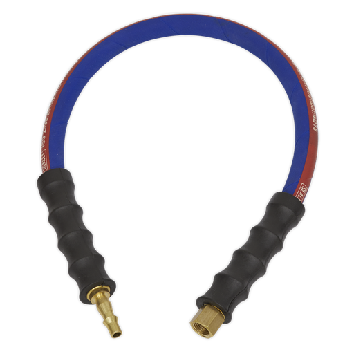 [AH2R] Sealey Air Leader Hose with Tailpiece & 1/4"BSP Union 600mm x 8m