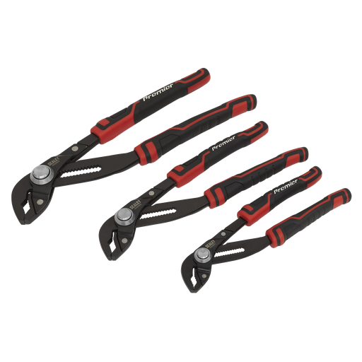 [AK8380] Sealey Premier Quick Release Water Pump Pliers Set 3pc