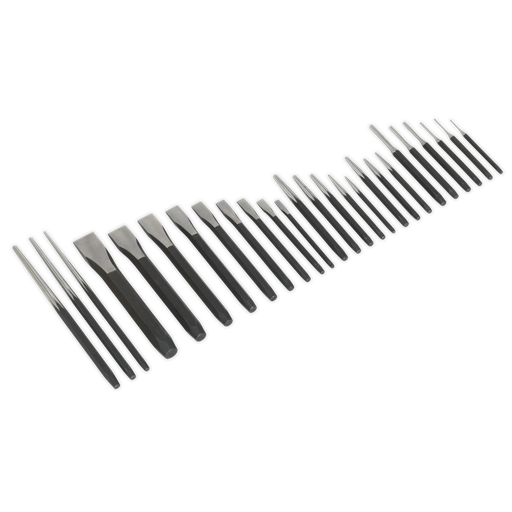 [AK9298] Sealey Premier Punch & Chisel Set 26pc
