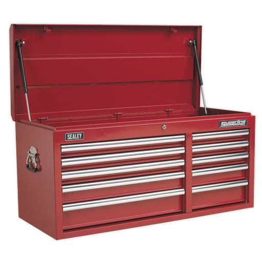 [AP41110] Sealey Superline PRO® Heavy-Duty Topchest 10 Drawer - Red