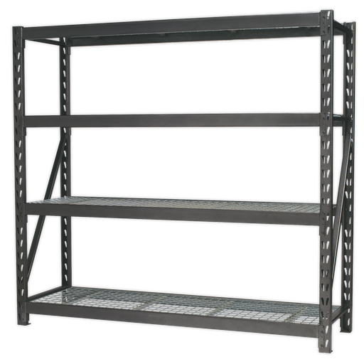 [AP6572] Sealey Heavy-Duty Racking Unit with 4 Mesh Shelves 640kg Capacit