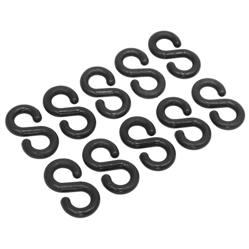 [BSH10] Sealey Plastic Chain S-Hook - Pack of 10
