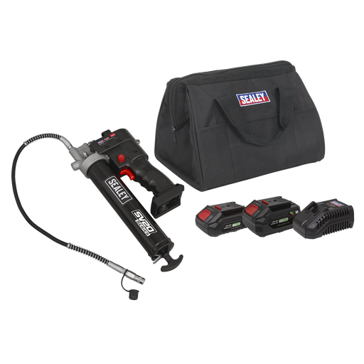 [CP20VGRGKIT] Sealey SV20 Series Cordless Grease Gun 20V - 2 Batteries