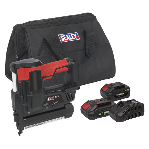 [CP20VNGKIT] Sealey SV20 Series Cordless Staple/Nail Gun Kit 18G 20V - 2 Batt