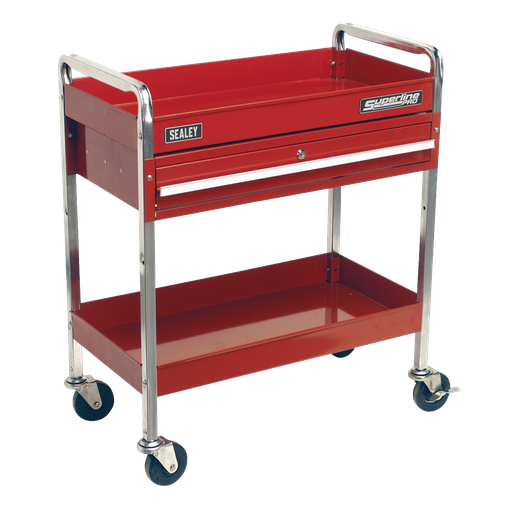 [CX101D] Sealey Superline PRO® Heavy-Duty Trolley with Lockable Drawer 2-