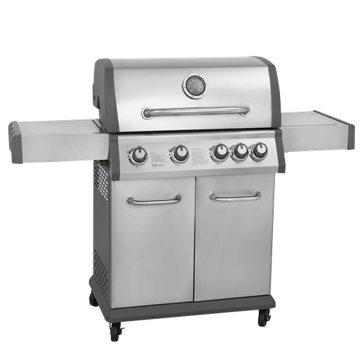 [DG17] Sealey Dellonda 4+1 Burner Deluxe Gas BBQ Grill with Piezo Ignit