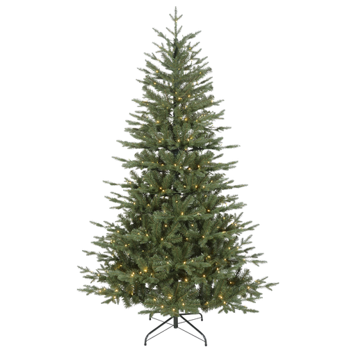 [DH80] Sealey Dellonda Pre-Lit Hinged Christmas Tree with 190 Warm Whit