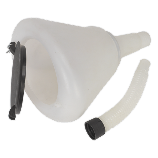 [F99200] Sealey Funnel with Closing Lid 200mm