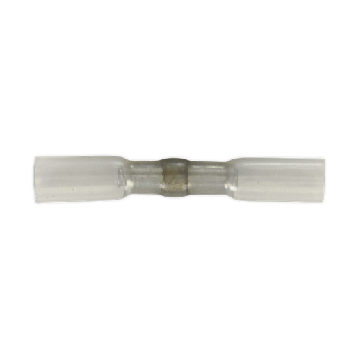 [HSSB25C] Sealey Heat Shrink Butt Connector with Crimp & Solder, Clear - P