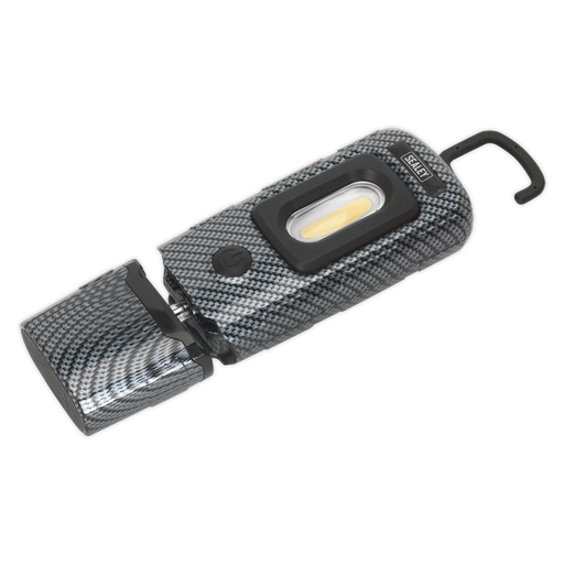 [LED3601CF] Sealey Rechargeable 360° Inspection Light 3W COB & 1W SMD LED - 