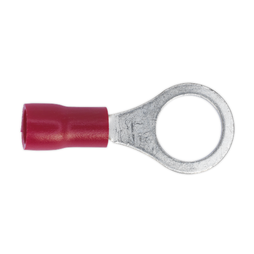[RT27] Sealey Easy-Entry Ring Terminal 8.4mm (5/16"), Red - Pack of 100