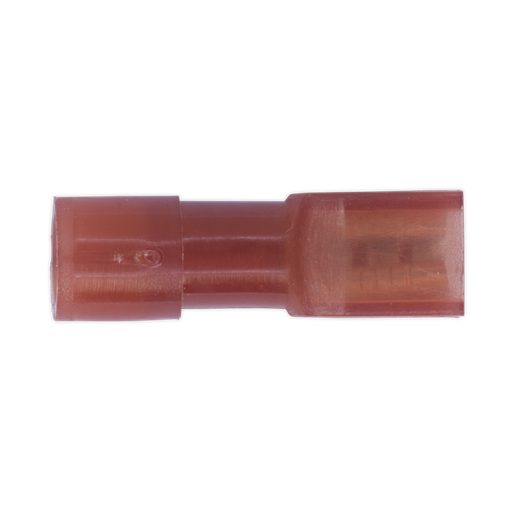 [RT28] Sealey Fully Insulated Female Terminal 2.8mm, Red - Pack of 100