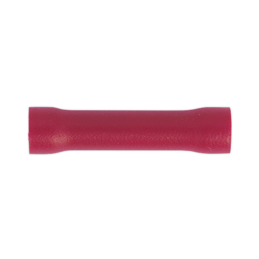 [RT29] Sealey Butt Connector Terminal 3.3mm, Red - Pack of 100