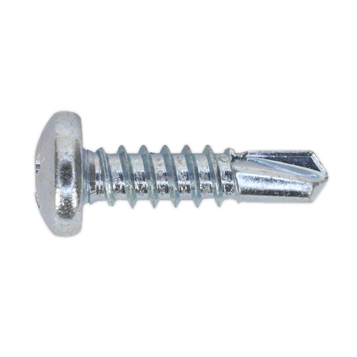 [SDPH4819] Sealey Zinc Plated Self-Drilling Pan Head Phillips Screw 4.8 x 1