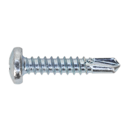 [SDPH4825] Sealey Zinc Plated Self-Drilling Pan Head Phillips Screw 4.8 x 2