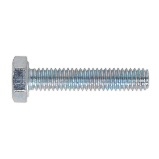 [SS420] Sealey 8.8 Zinc Plated HT Setscrew M4 x 20mm, DIN 933 - Pack of 