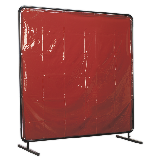 [SSP992] Sealey Workshop Welding Curtain & Frame 1.8 x 1.75m - EN ISO 259