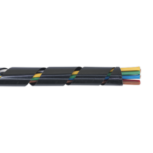 [SWS1428] Sealey Spiral Wrap Cable Sleeving 14-28mm 10m